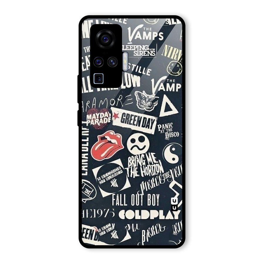 Music My Paradise Glass Back Case for Vivo X50 Pro