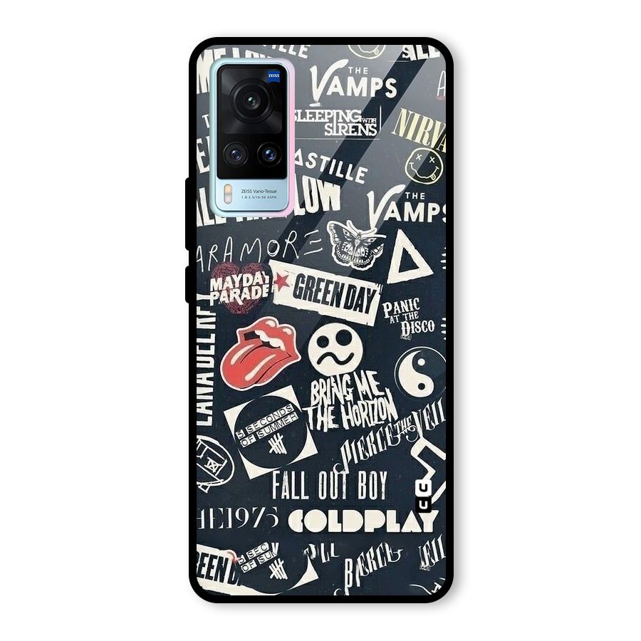 Music My Paradise Glass Back Case for Vivo X60