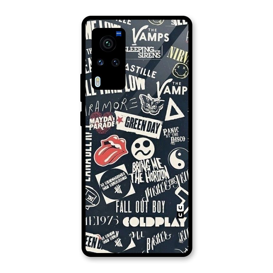 Music My Paradise Glass Back Case for Vivo X60 Pro