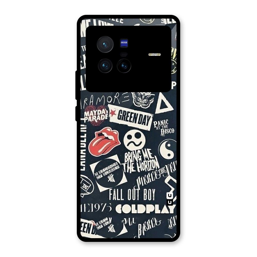 Music My Paradise Glass Back Case for Vivo X80