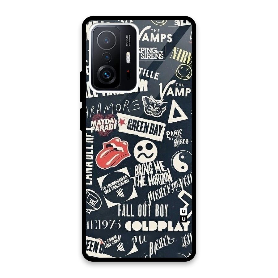 Music My Paradise Glass Back Case for Xiaomi 11T Pro
