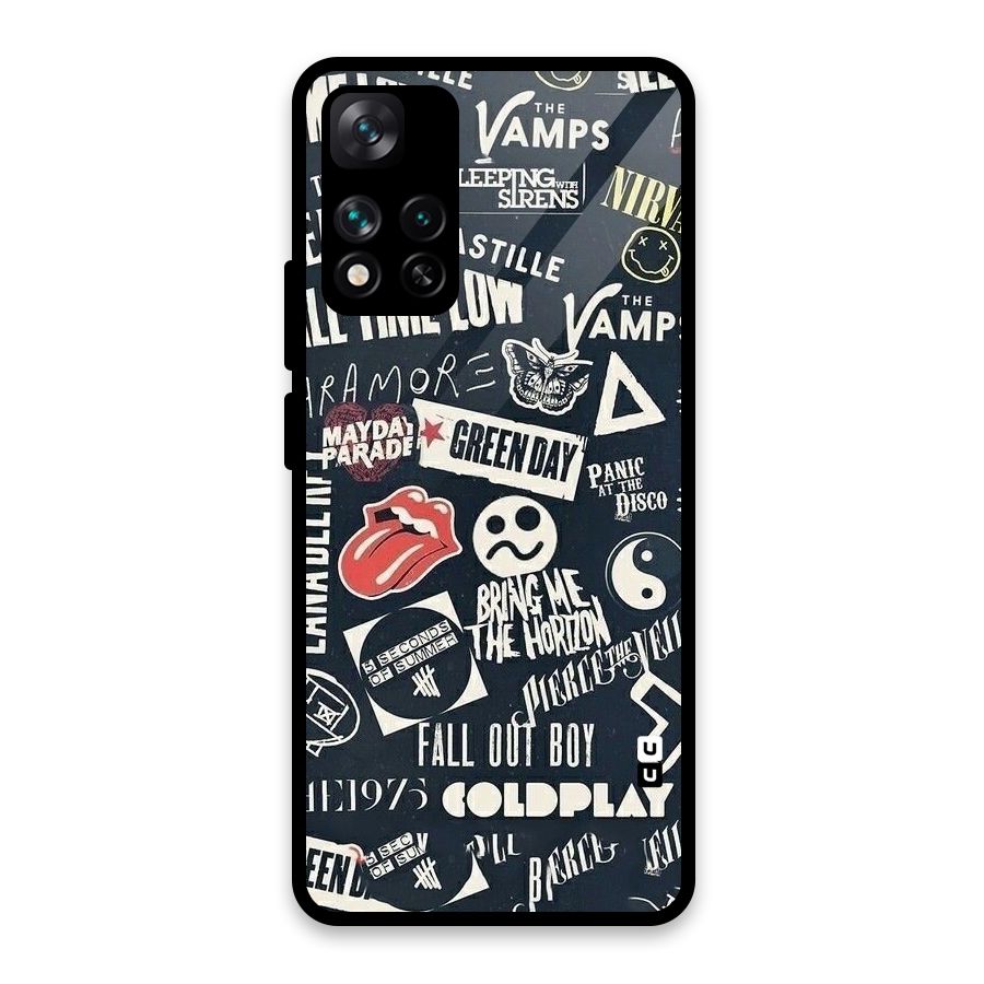Music My Paradise Glass Back Case for Xiaomi 11i HyperCharge 5G