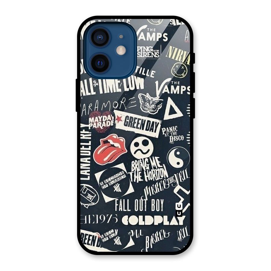 Music My Paradise Glass Back Case for iPhone 12 Mini