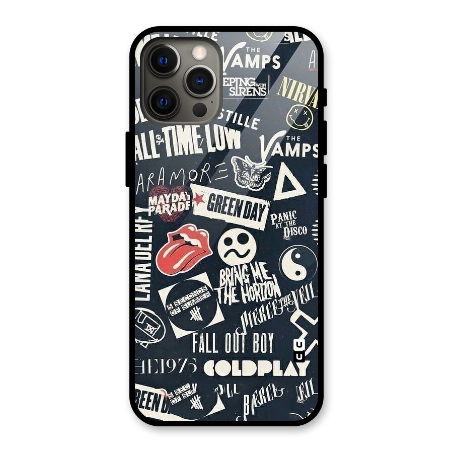 Music My Paradise Glass Back Case for iPhone 12 Pro Max