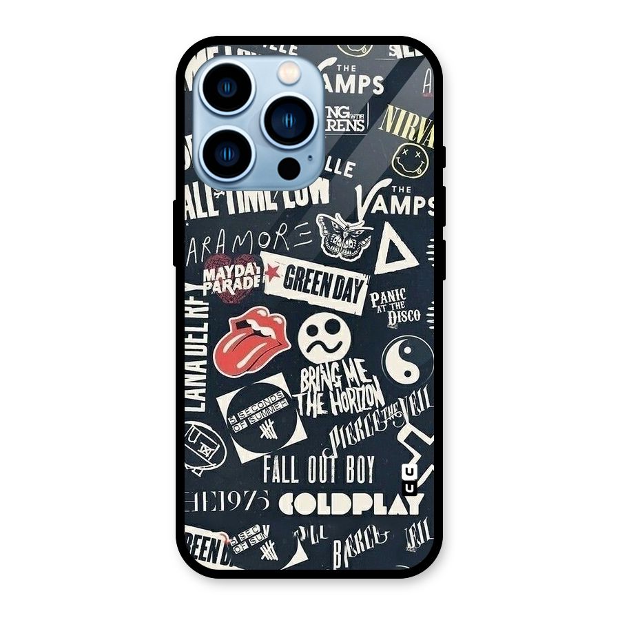 Music My Paradise Glass Back Case for iPhone 13 Pro