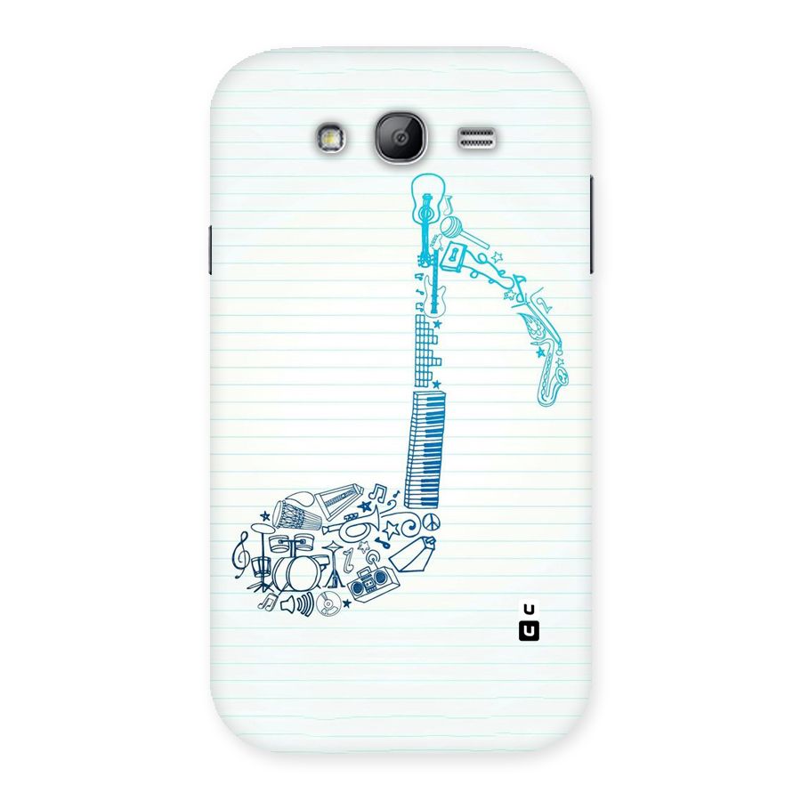 Music Note Design Back Case for Galaxy Grand Neo Plus
