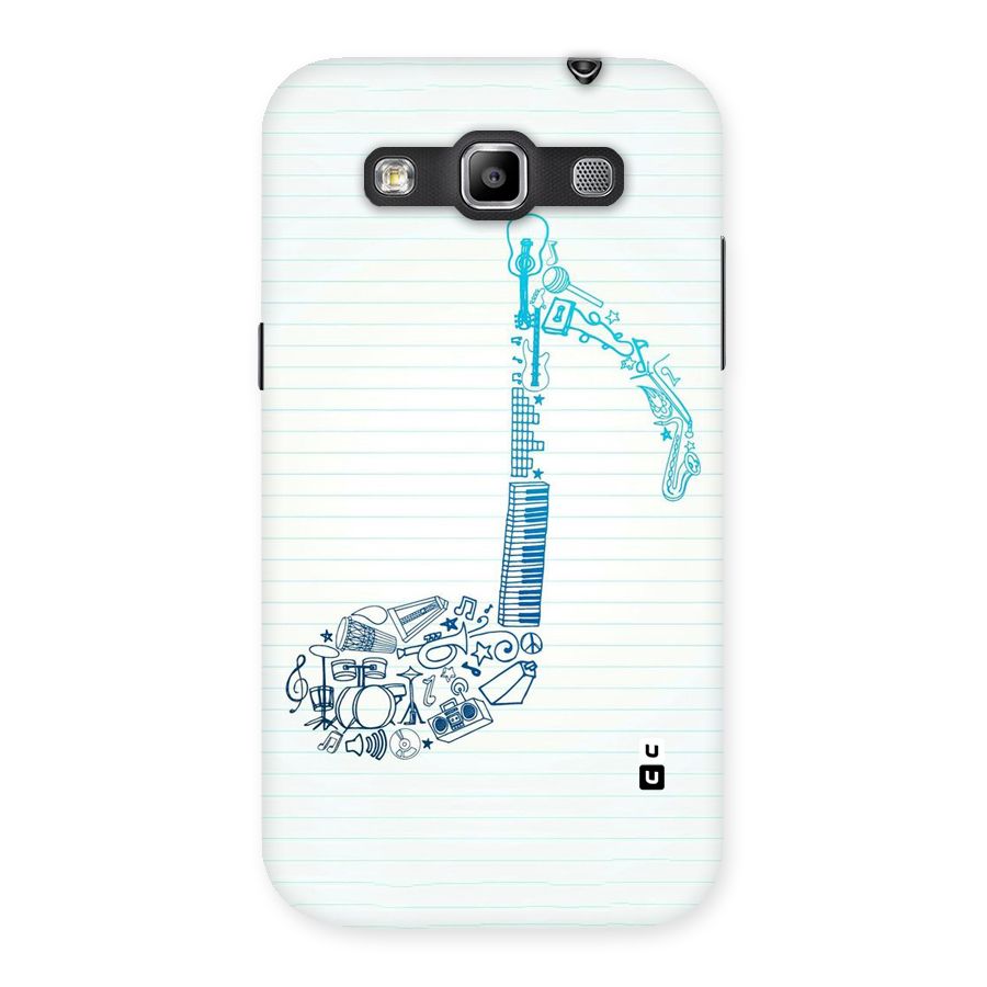 Music Note Design Back Case for Galaxy Grand Quattro