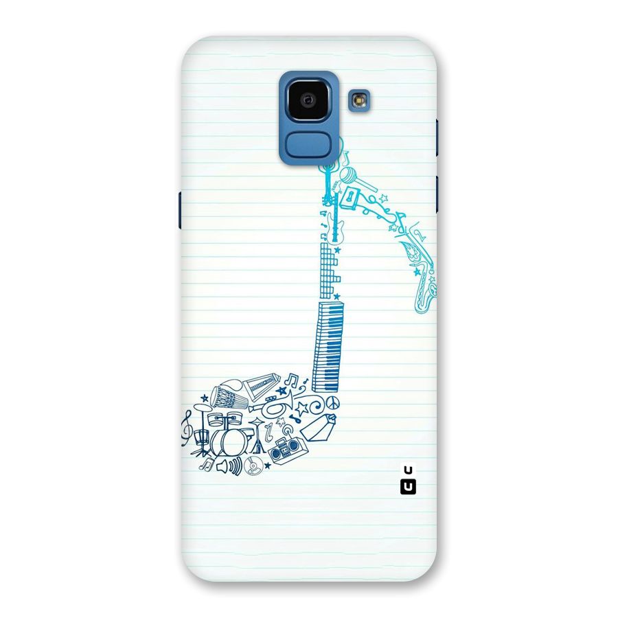 Music Note Design Back Case for Galaxy On6