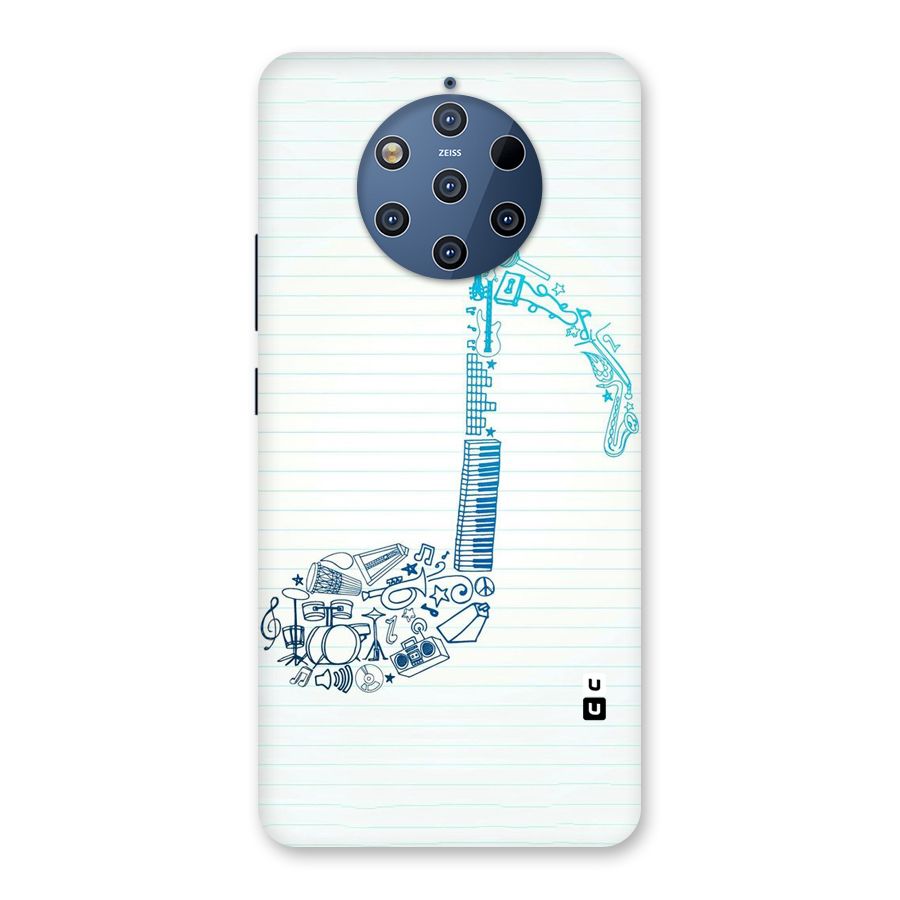 Music Note Design Back Case for Nokia 9 PureView