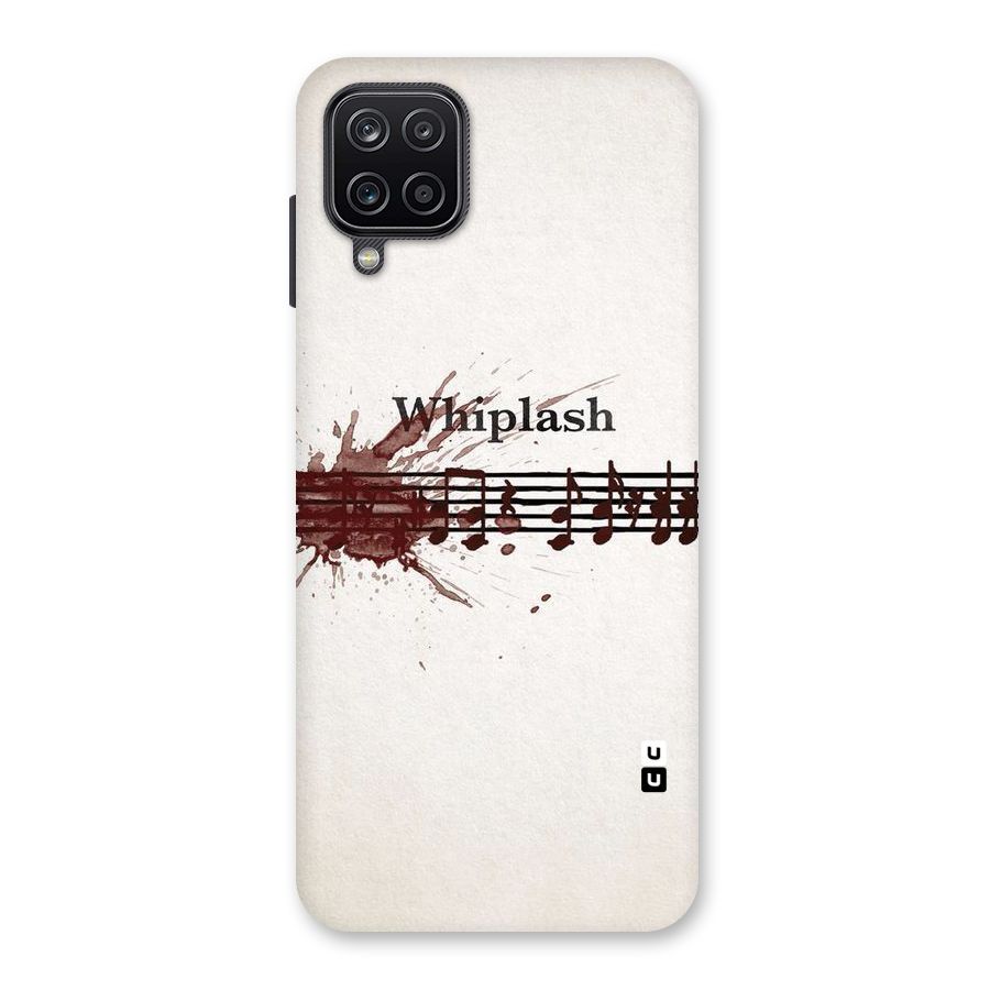 Music Notes Splash Back Case for Galaxy A12
