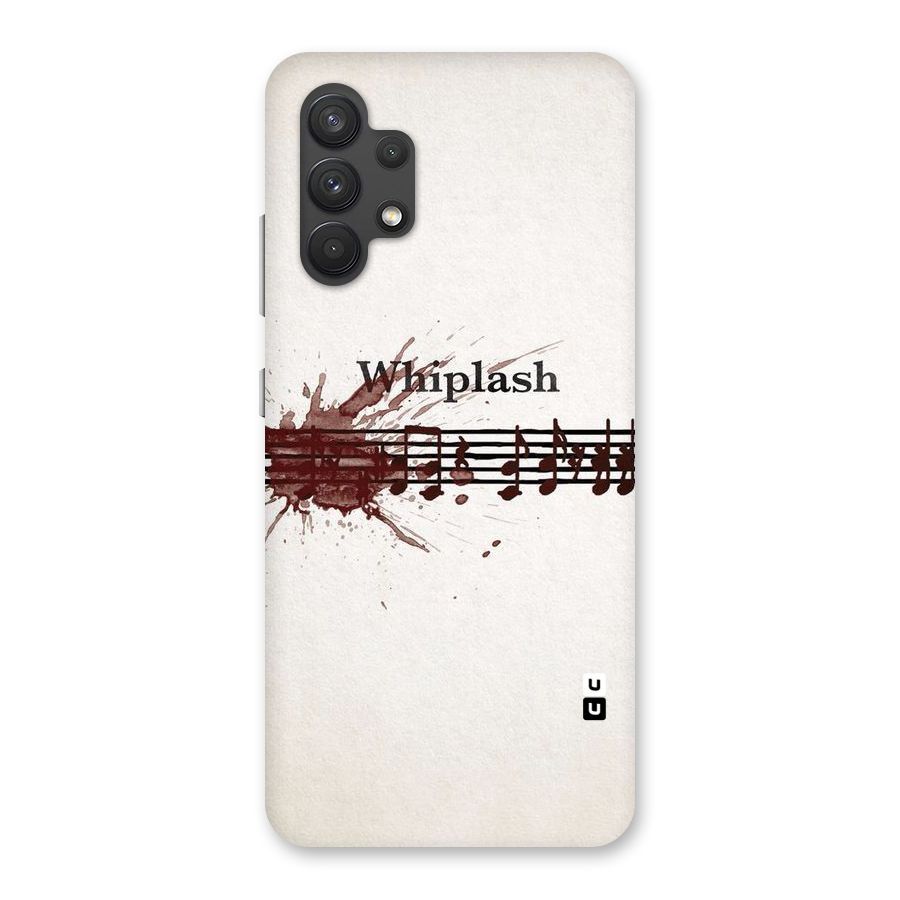 Music Notes Splash Back Case for Galaxy A32