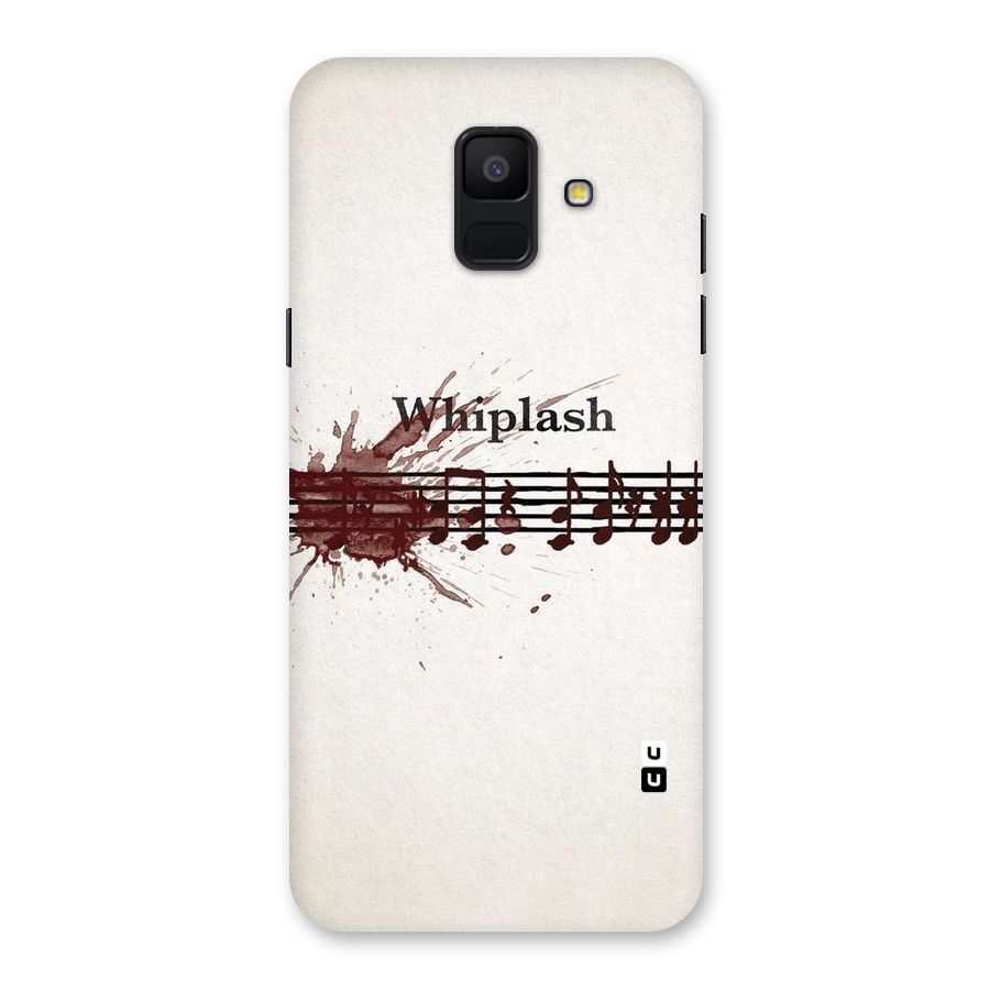 Music Notes Splash Back Case for Galaxy A6 (2018)