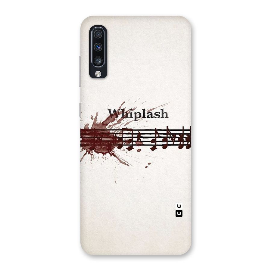 Music Notes Splash Back Case for Galaxy A70