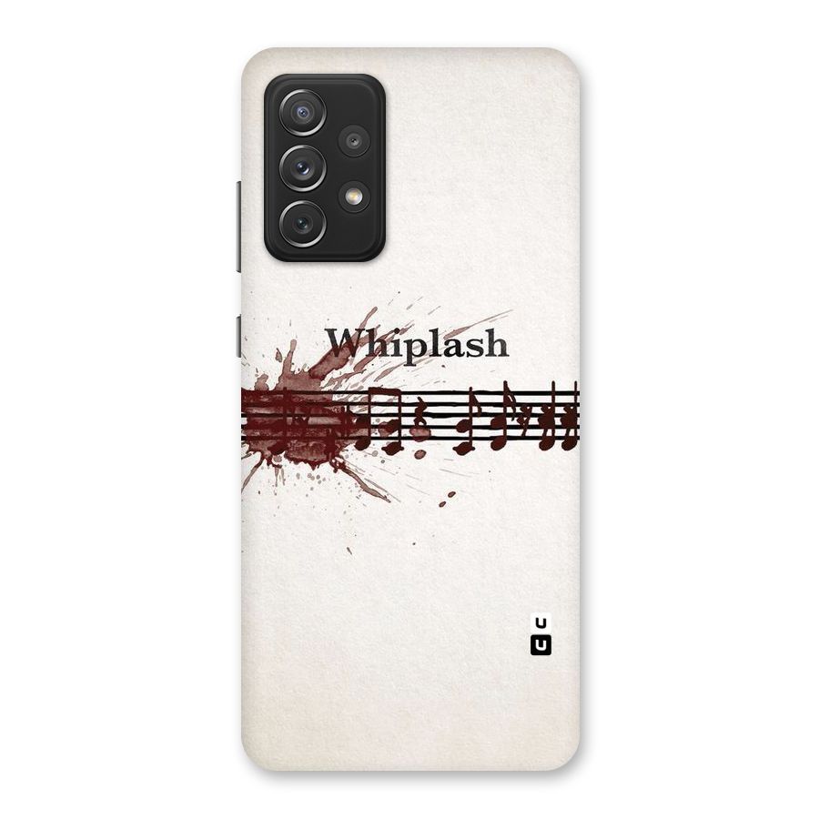 Music Notes Splash Back Case for Galaxy A72