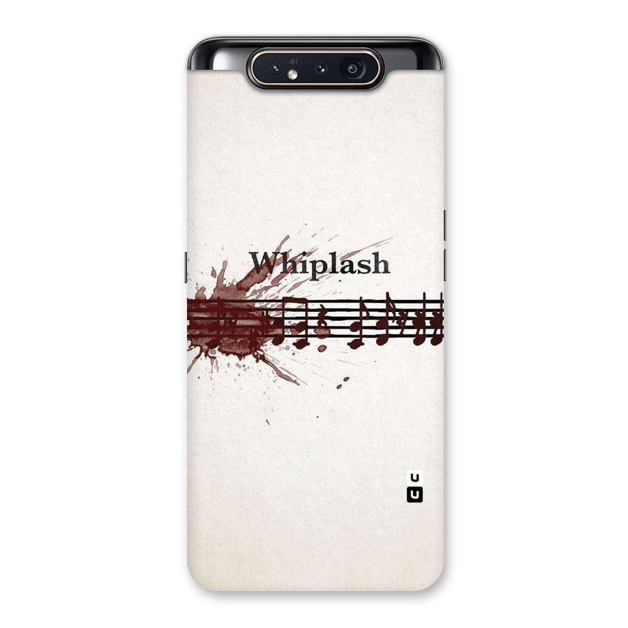 Music Notes Splash Back Case for Galaxy A80