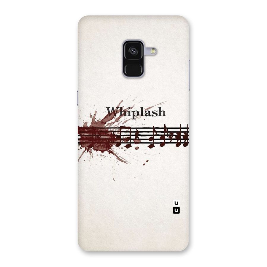 Music Notes Splash Back Case for Galaxy A8 Plus