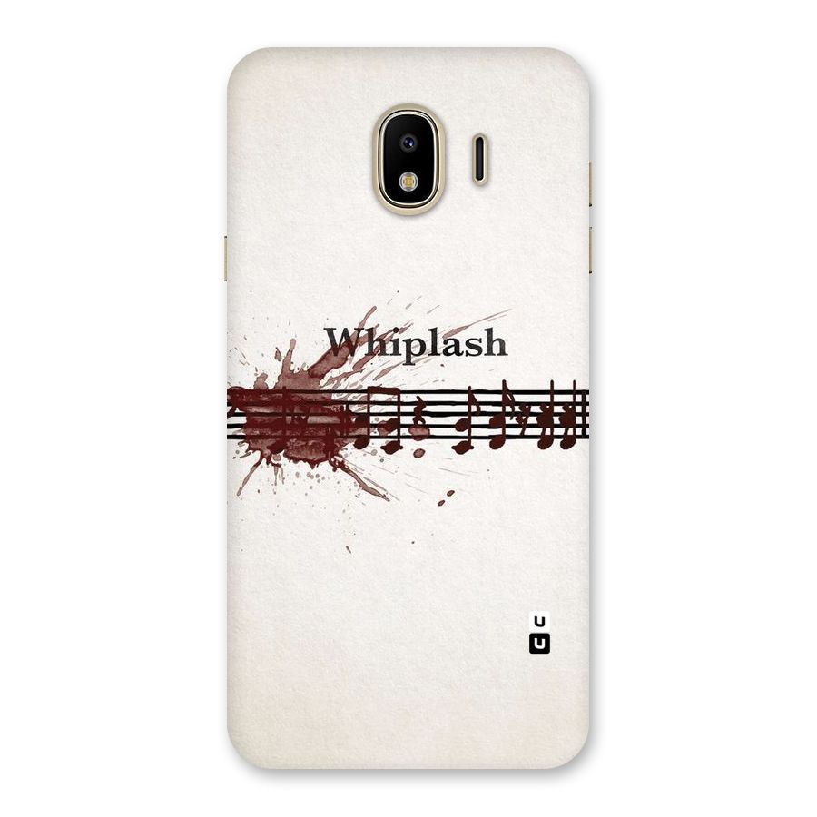 Music Notes Splash Back Case for Galaxy J4