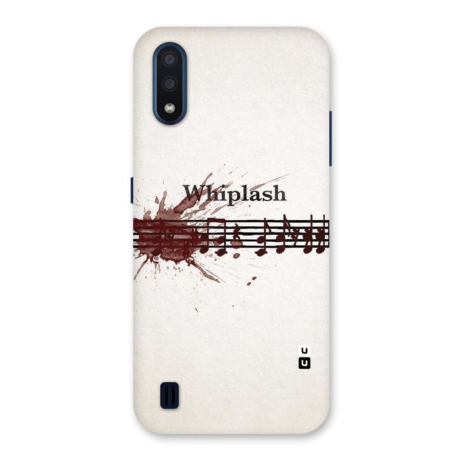 Music Notes Splash Back Case for Galaxy M01