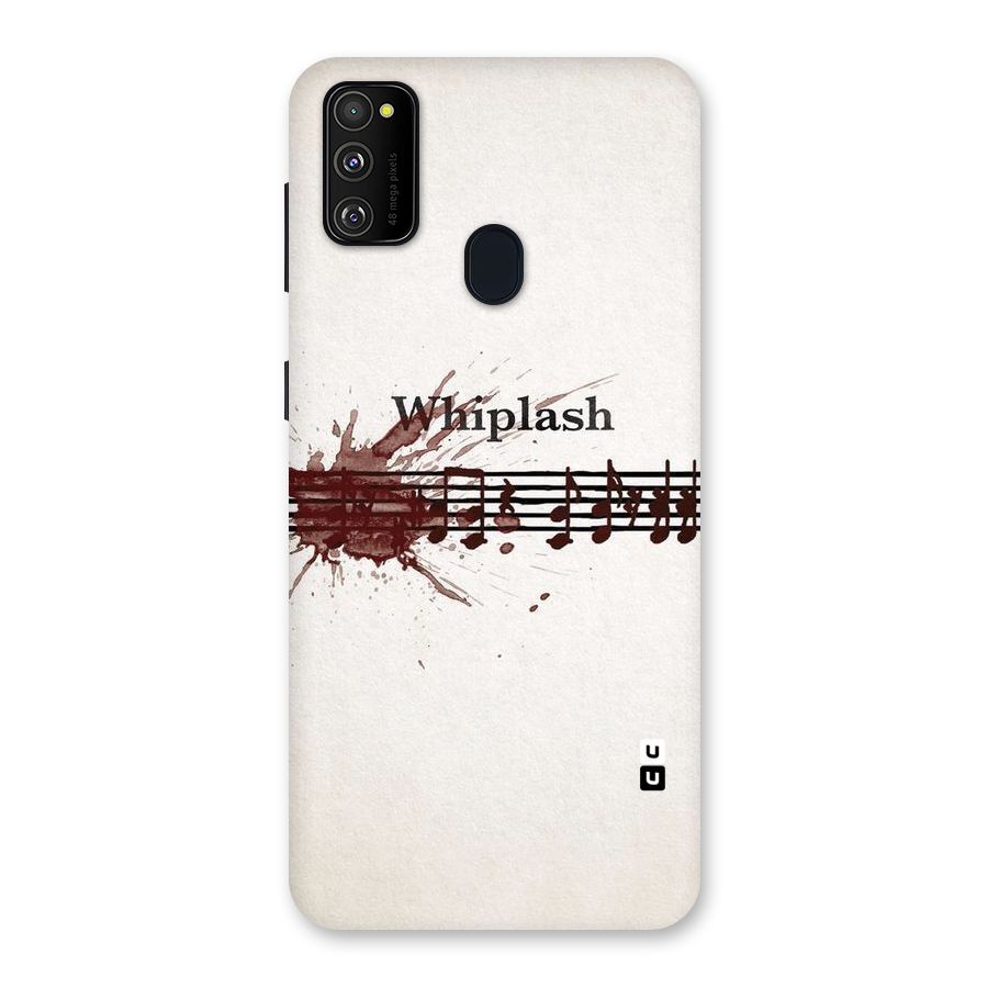 Music Notes Splash Back Case for Galaxy M30s