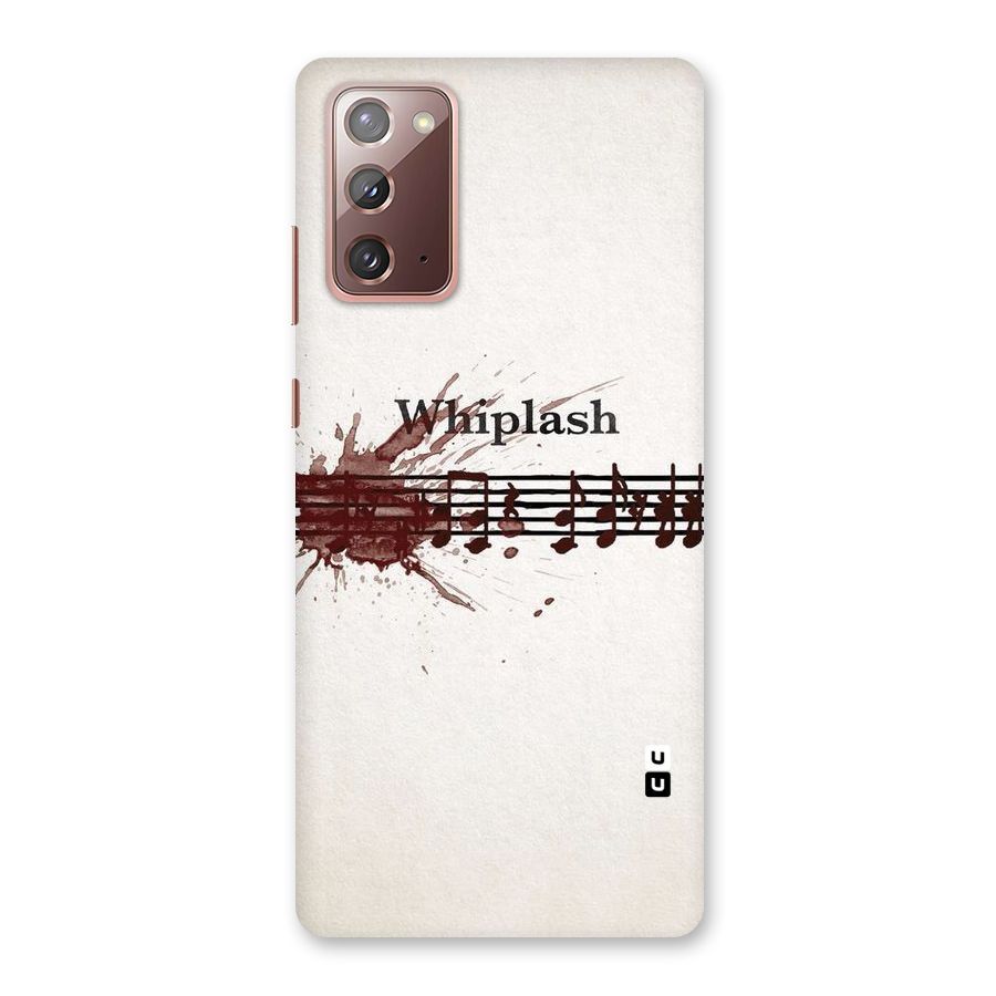 Music Notes Splash Back Case for Galaxy Note 20