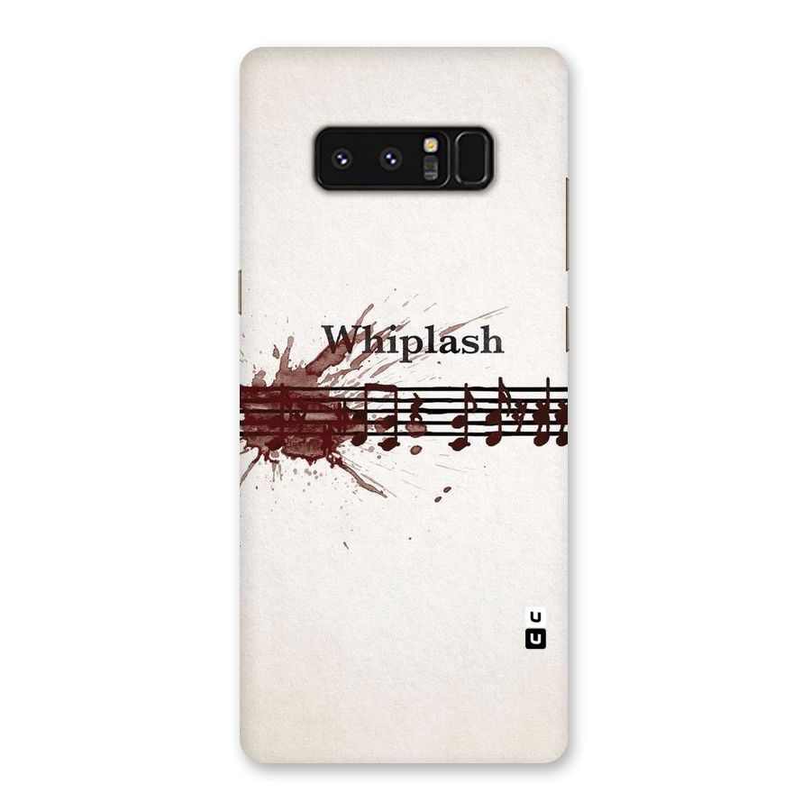 Music Notes Splash Back Case for Galaxy Note 8