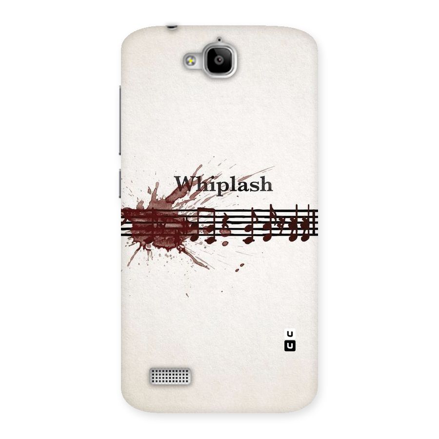 Music Notes Splash Back Case for Honor Holly