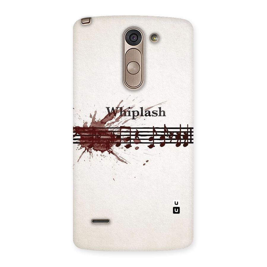 Music Notes Splash Back Case for LG G3 Stylus