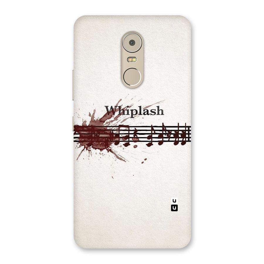 Music Notes Splash Back Case for Lenovo K6 Note