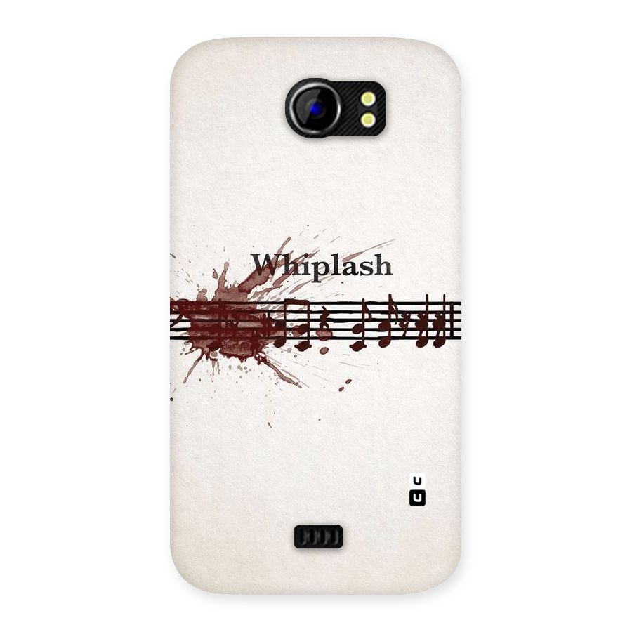 Music Notes Splash Back Case for Micromax Canvas 2 A110