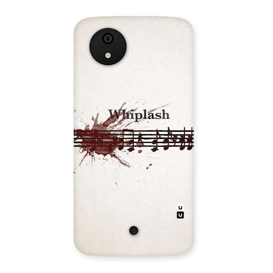 Music Notes Splash Back Case for Micromax Canvas A1