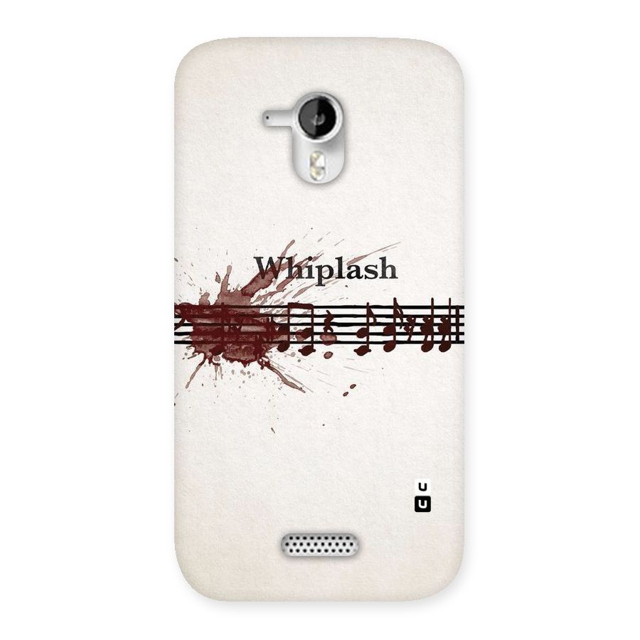 Music Notes Splash Back Case for Micromax Canvas HD A116