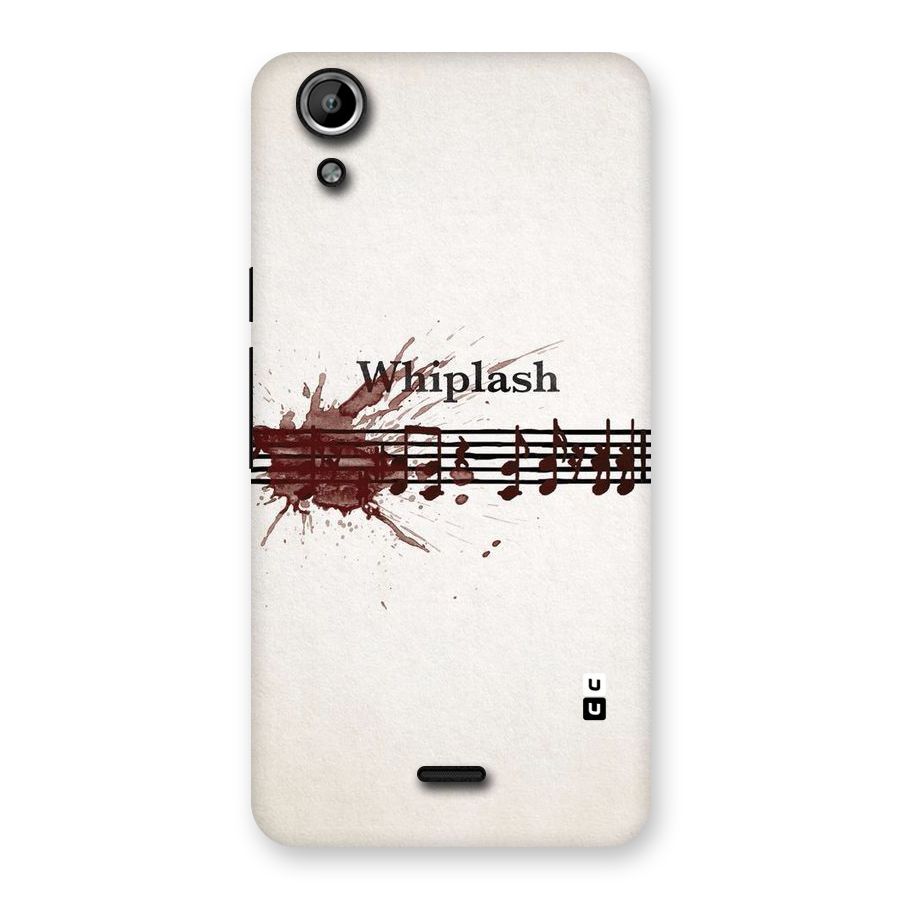 Music Notes Splash Back Case for Micromax Canvas Selfie Lens Q345