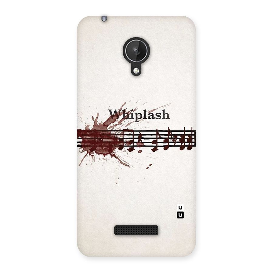 Music Notes Splash Back Case for Micromax Canvas Spark Q380