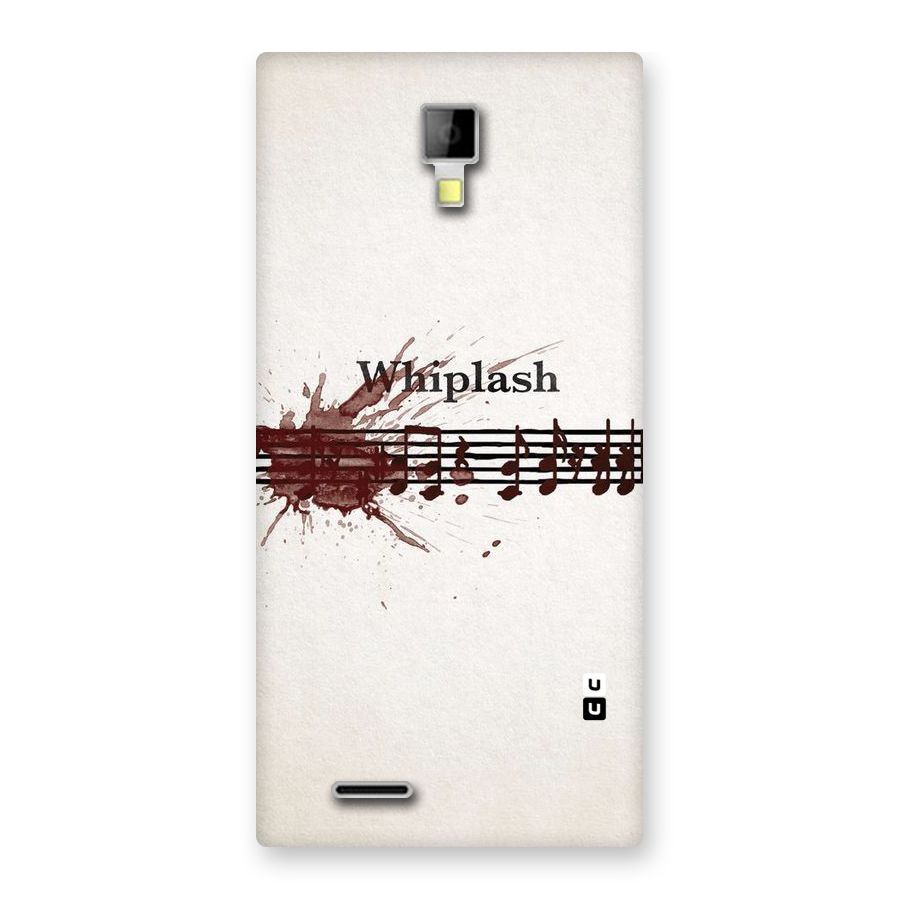 Music Notes Splash Back Case for Micromax Canvas Xpress A99