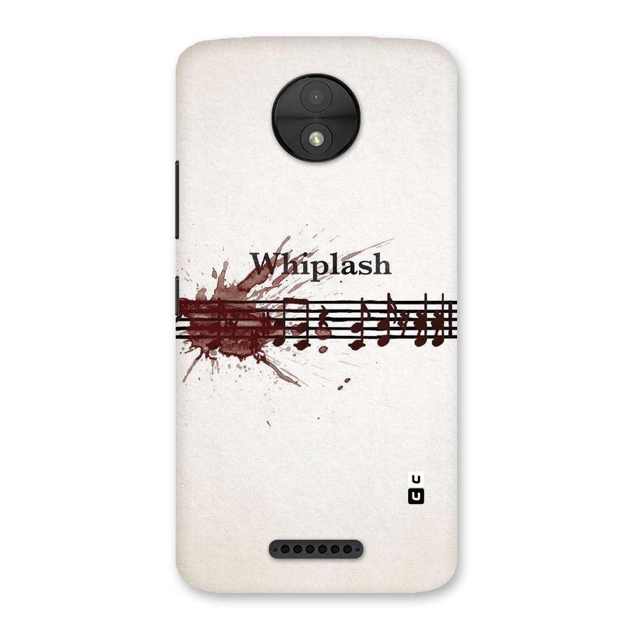 Music Notes Splash Back Case for Moto C