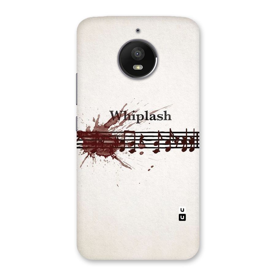 Music Notes Splash Back Case for Moto E4 Plus