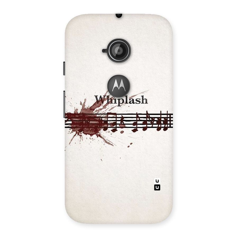 Music Notes Splash Back Case for Moto E 2nd Gen