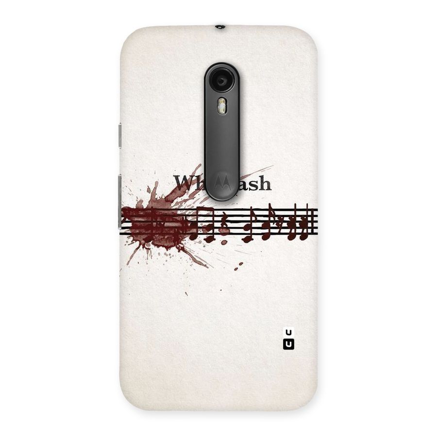 Music Notes Splash Back Case for Moto G3