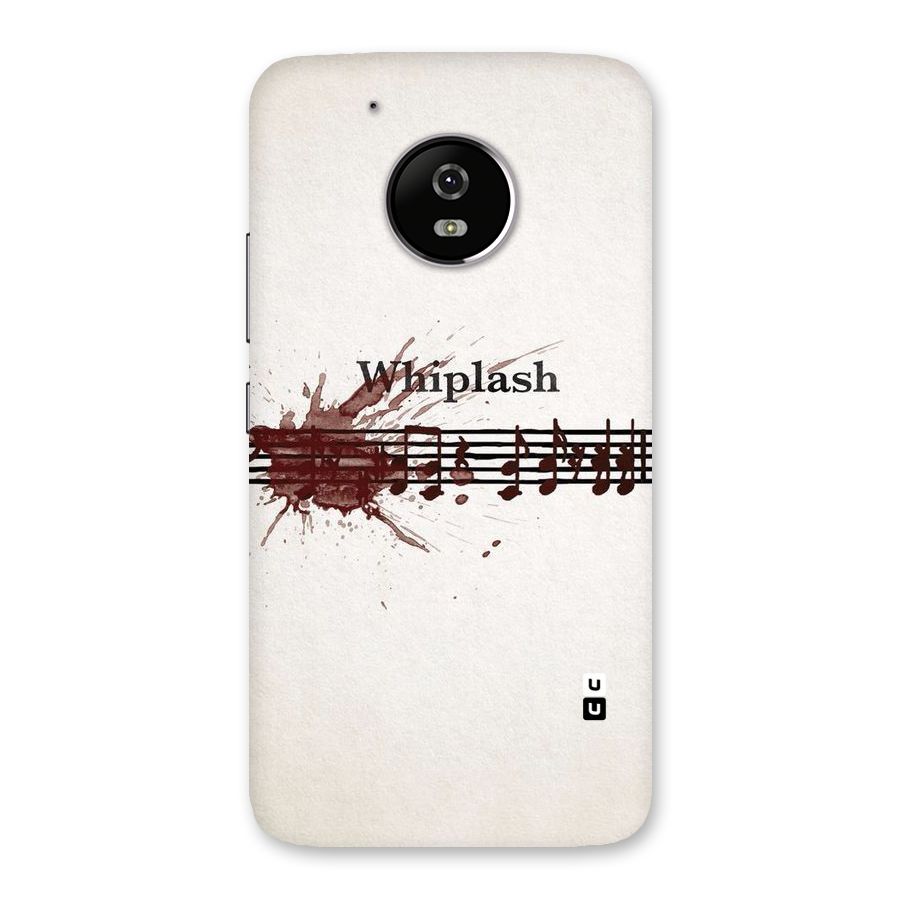 Music Notes Splash Back Case for Moto G5