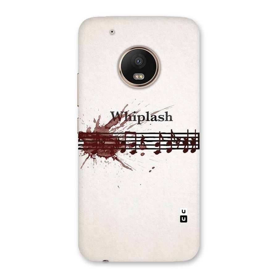 Music Notes Splash Back Case for Moto G5 Plus