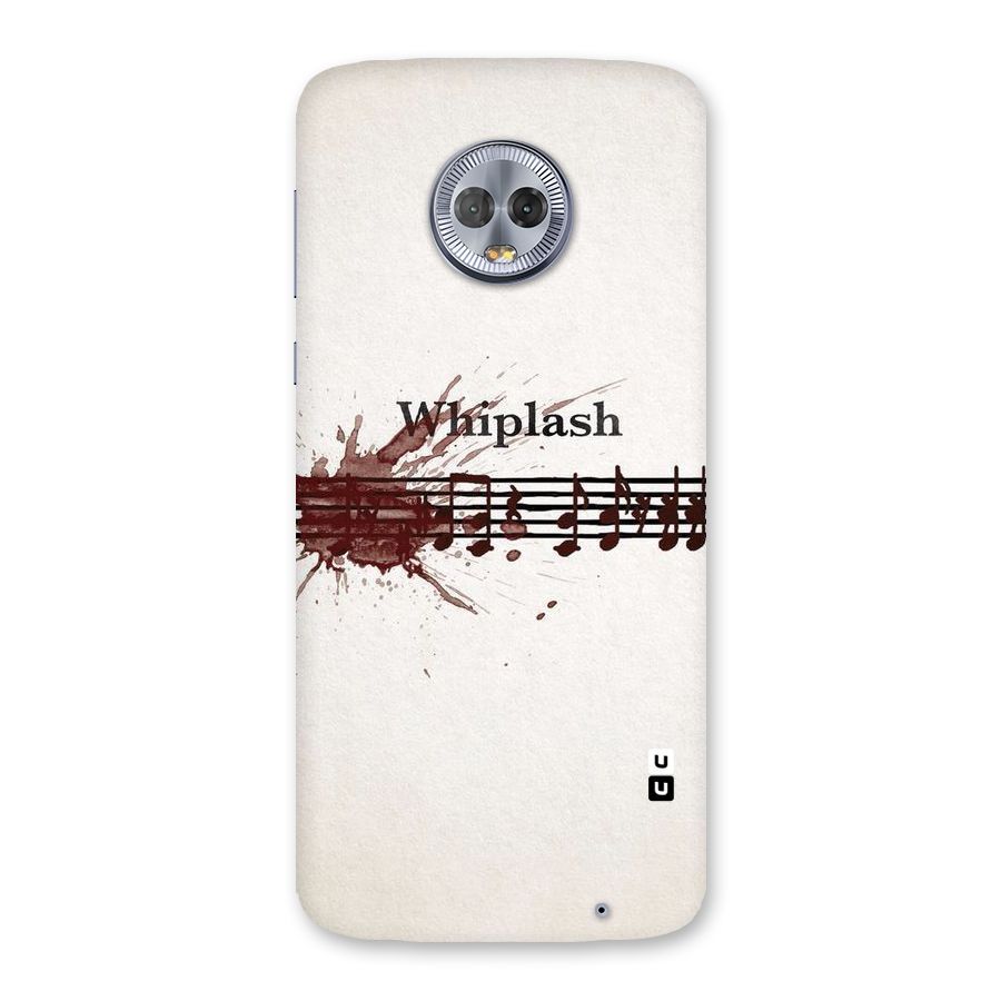 Music Notes Splash Back Case for Moto G6 Plus