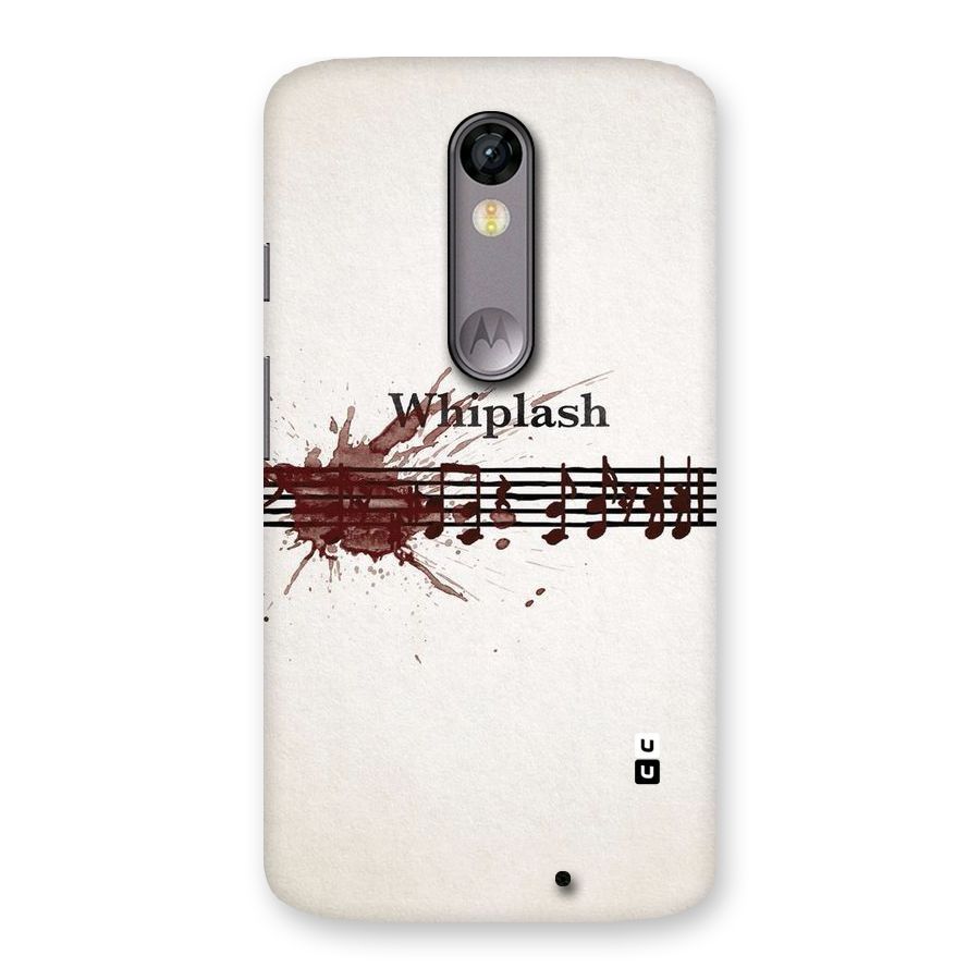 Music Notes Splash Back Case for Moto X Force