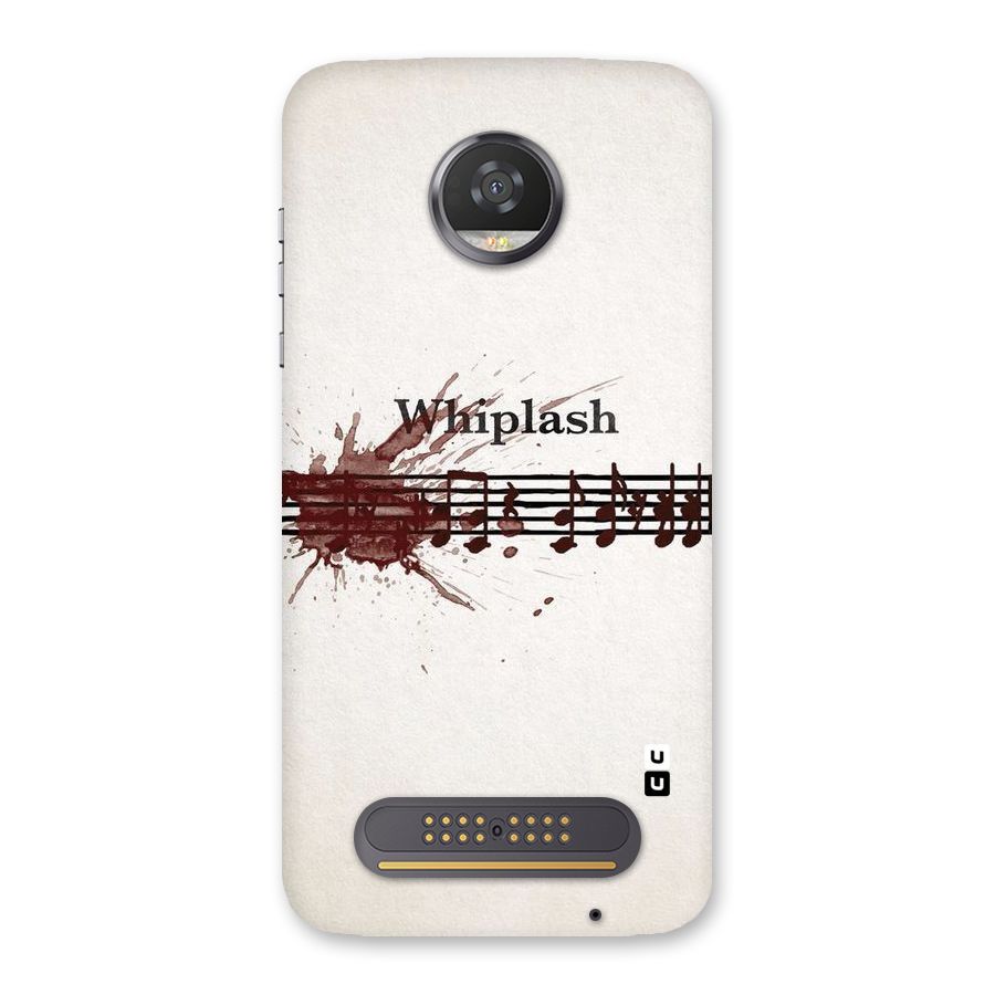 Music Notes Splash Back Case for Moto Z2 Play