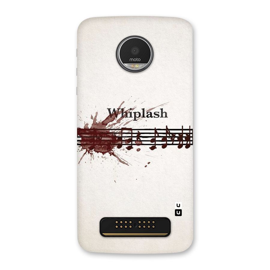 Music Notes Splash Back Case for Moto Z Play