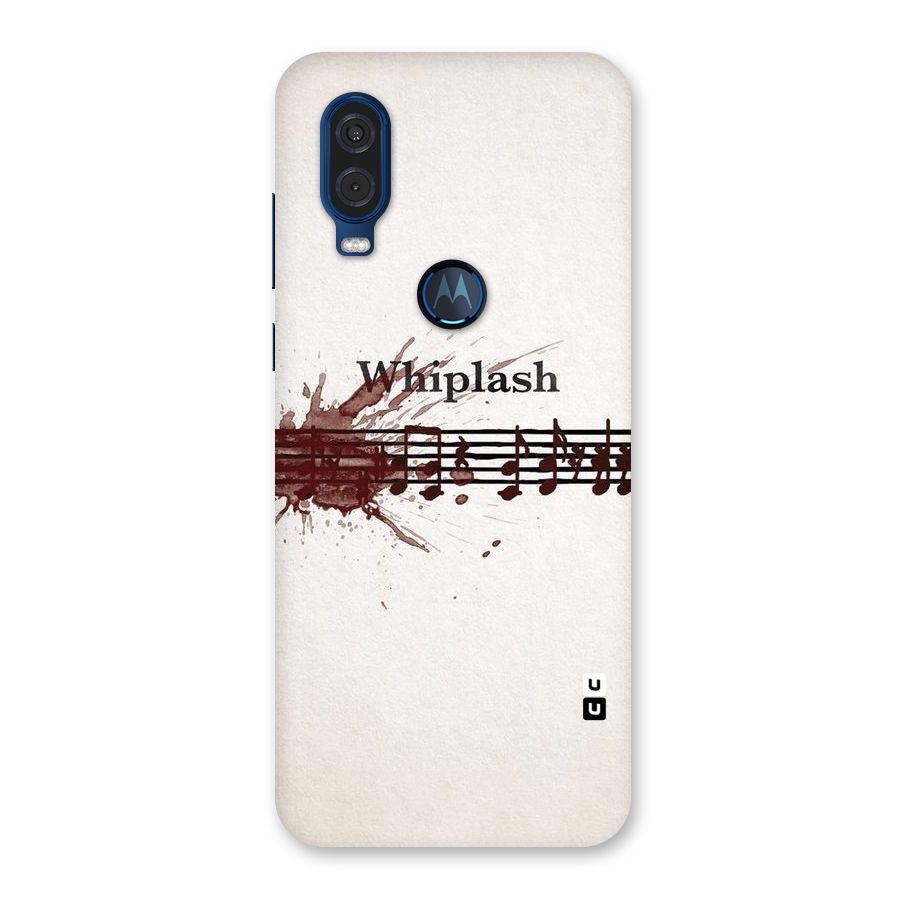 Music Notes Splash Back Case for Motorola One Vision