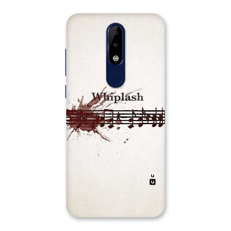 Music Notes Splash Back Case for Nokia 5.1 Plus
