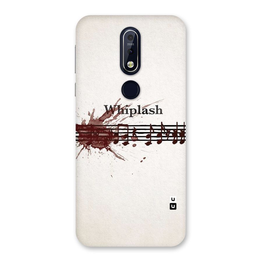 Music Notes Splash Back Case for Nokia 7.1