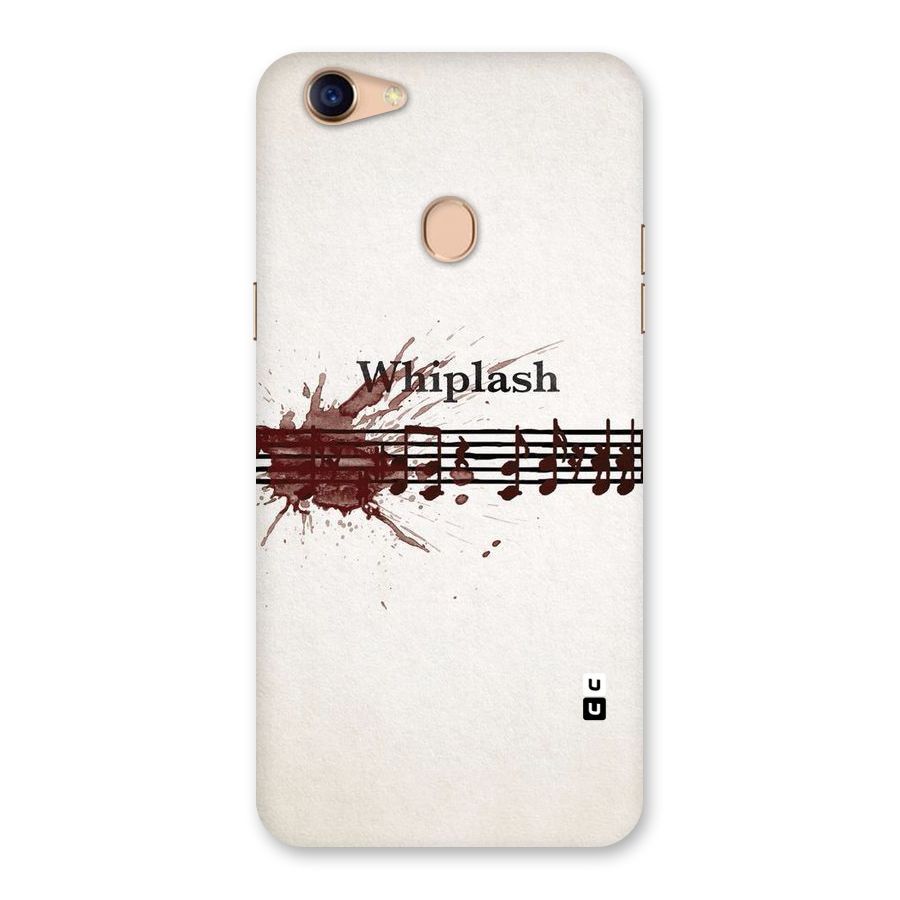 Music Notes Splash Back Case for Oppo F5 Youth
