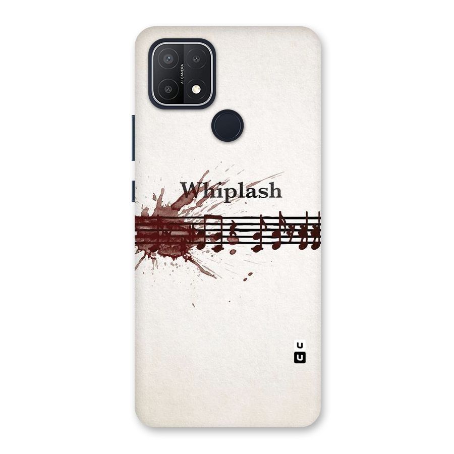 Music Notes Splash Back Case for Oppo A15s
