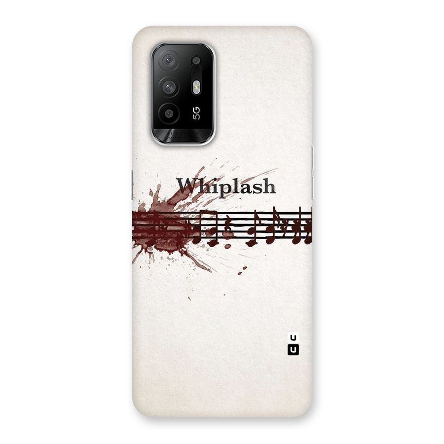 Music Notes Splash Back Case for Oppo F19 Pro Plus 5G
